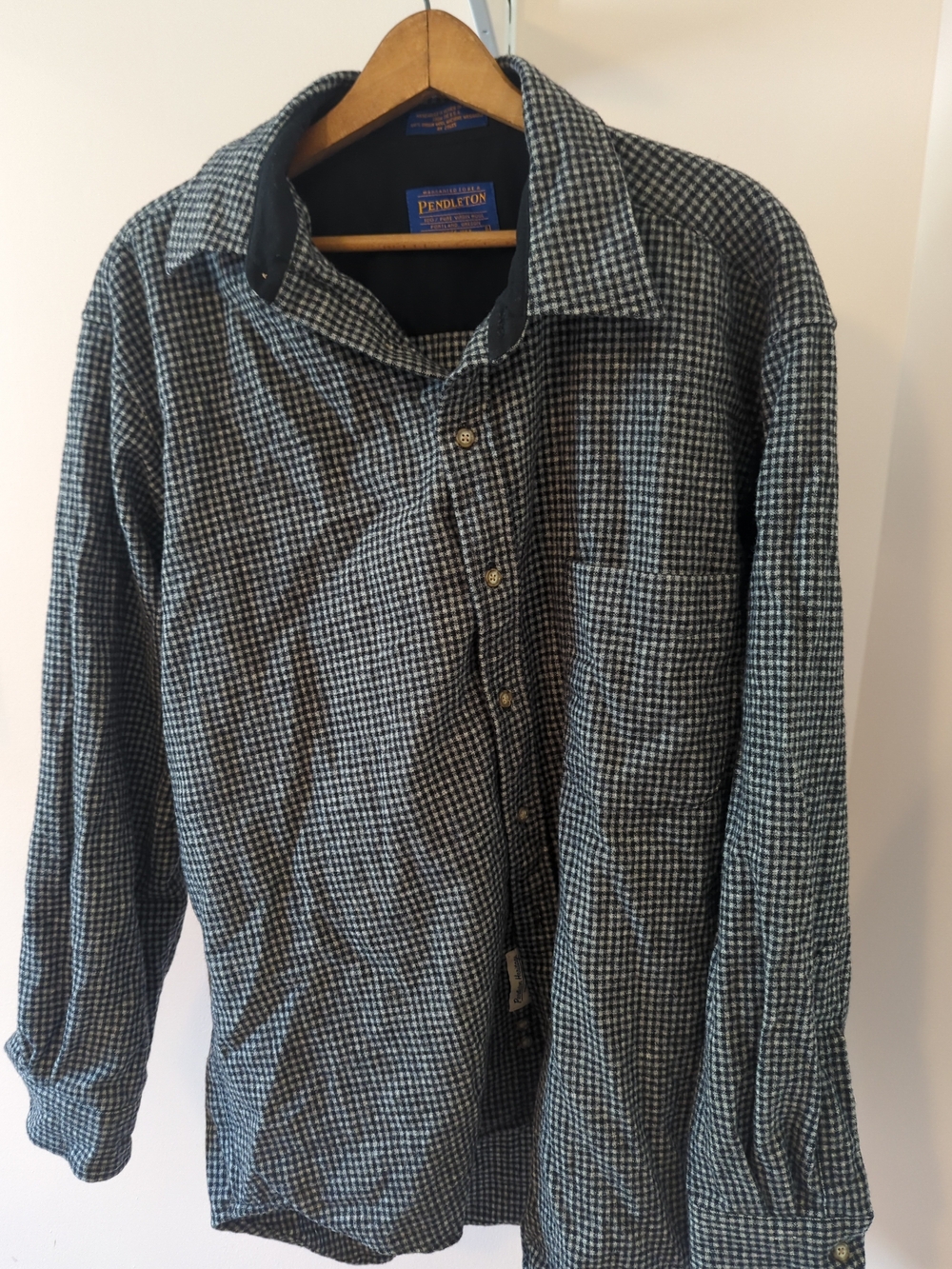 Pendleton Heritage Large Pioneer Machine Washable Wool Shirt EUC